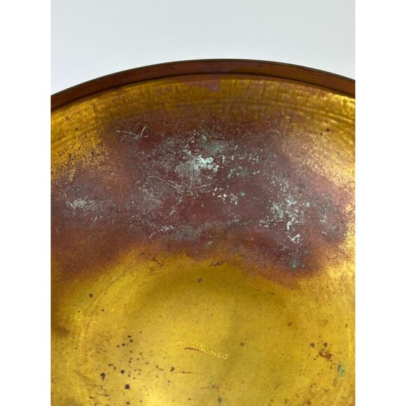 Kinco Brass Lidded Round Circular Trinket Box Home Decor Accent Boho Vintage - Picture 13 of 16